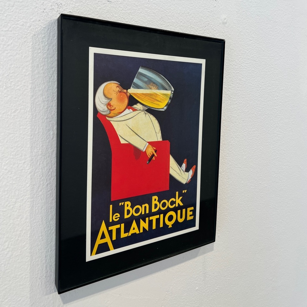 Le “Bon Bock” Atlantique framed print 8” x 10”